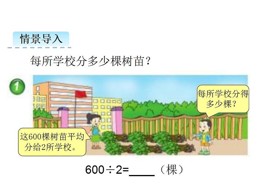 3.1 三位數(shù)除以一位數(shù)（1）   ppt課件  西師大版小學(xué)數(shù)學(xué)三年級(jí)下冊(cè)第5頁(yè)