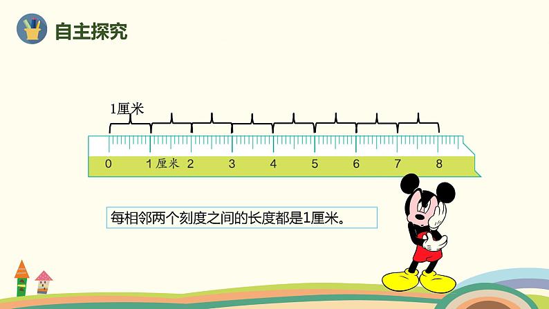 人教版数学二年级上册 1.1《认识厘米 用厘米量》PPT课件05