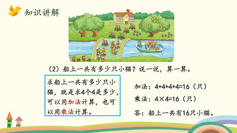 北师大版数学二年级上册 5.6《回家路上》PPT课件05
