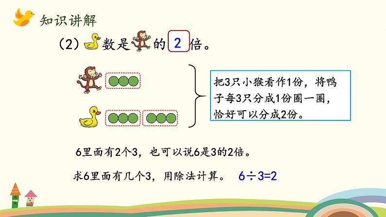 北师大版数学二年级上册 7.6《快乐的动物》PPT课件第5页