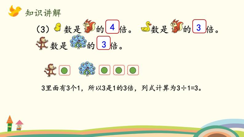 北师大版数学二年级上册 7.6《快乐的动物》PPT课件07