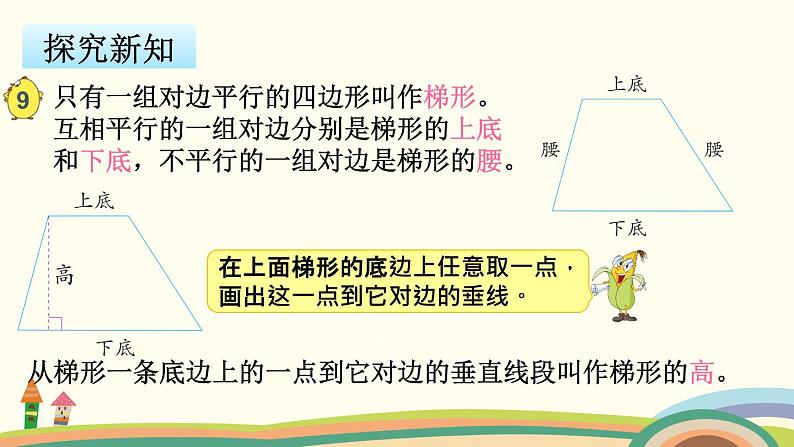 苏教版数学四年级下册 7.7《 认识梯形和等腰梯形 》PPT课件第5页