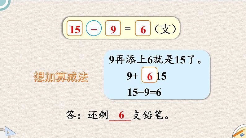 北师版数学一年级下册 1.1《买铅笔》PPT课件06