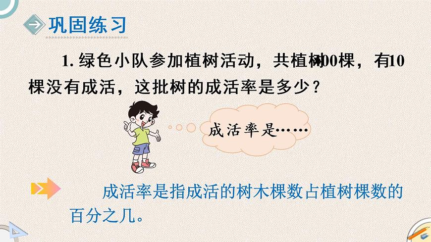 北師版數(shù)學(xué)六年級(jí)上冊(cè) 4.2《合格率》PPT課件第7頁(yè)