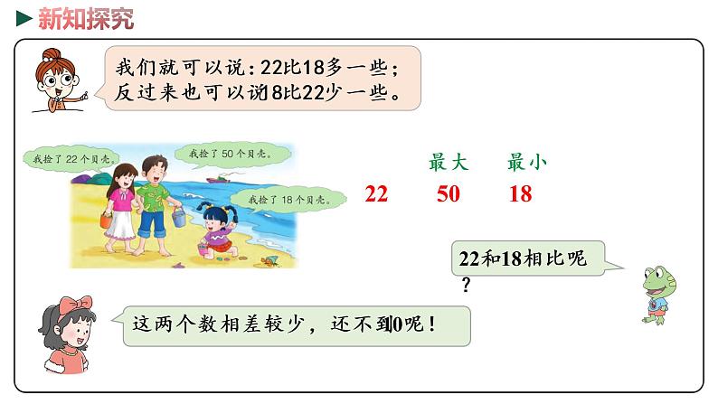 冀教版数学一年级下册 3.7《用语言描述两个数的大小》PPT课件08