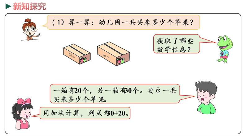 冀教版数学一年级下册 5.2《 整十数加、减整十数》PPT课件03