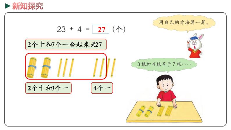 冀教版数学一年级下册 5.5《 两位数加一位数（不进位）》PPT课件05