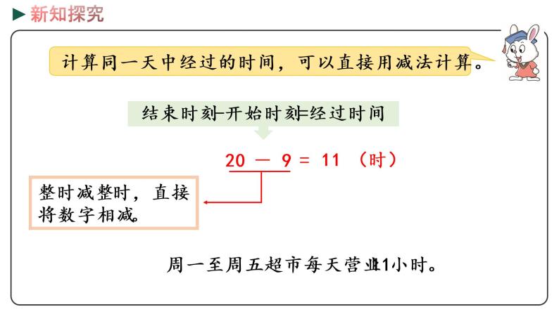 冀教版数学三年级下册 1.2《 同一天内经过的时间》PPT课件08