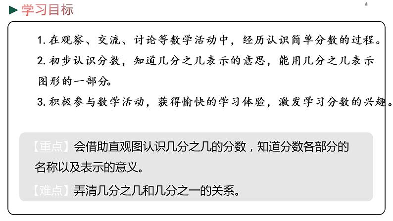 冀教版数学三年级下册 8.2《 认识几分之几》PPT课件02