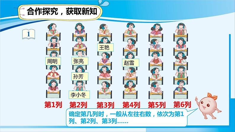 人教版五年级数学上册 2位置 第1课时 确定位置(1) 课件04