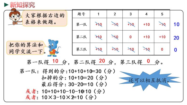 冀教版数学六年级下册 1.4《用正、负数表示事物》PPT课件07