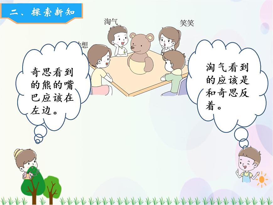 北師大版數(shù)學(xué)三年級(jí)上冊(cè)  第2單元 觀察物體 第1課時(shí)  看一看（一） 精品課件第6頁(yè)