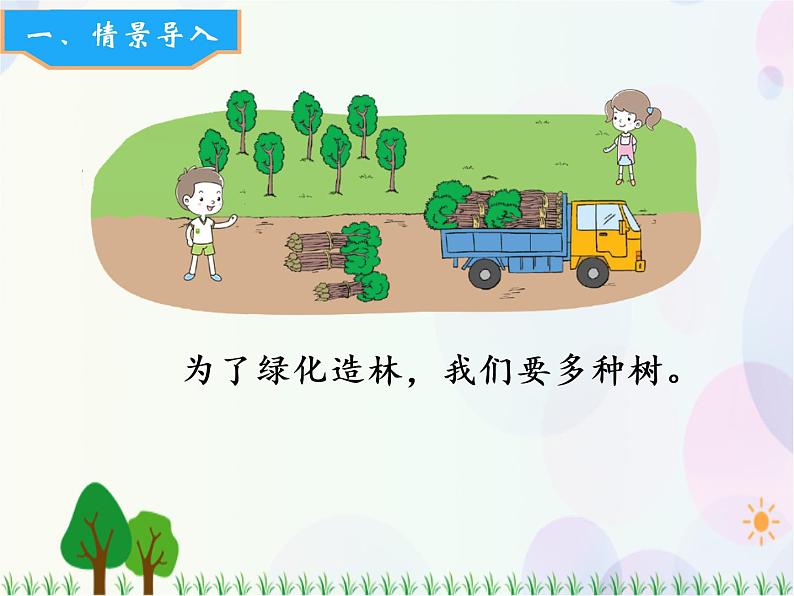 北师大版数学三年级上册 第4单元 乘与除 第1课时 小树有多少棵 精品课件第2页
