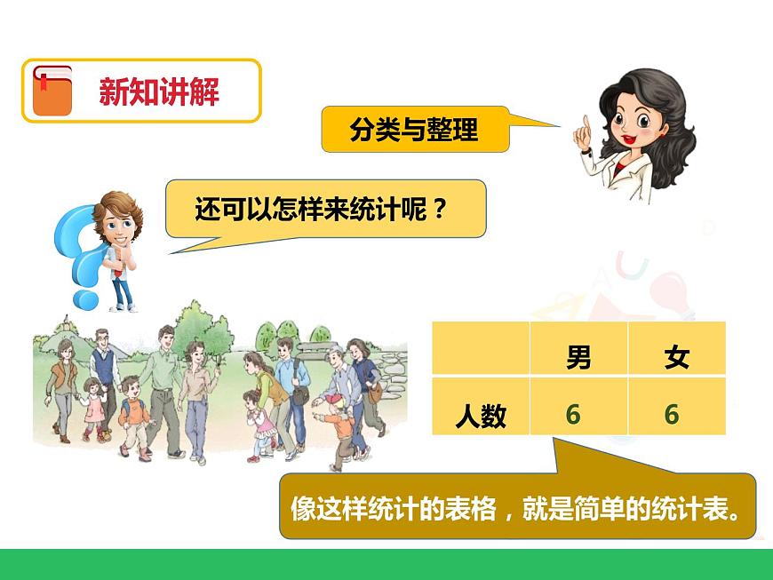 人教版小學(xué)數(shù)學(xué)一年級下冊第三單元 分類與整理 第二課時 課件第8頁