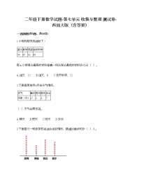 西师大版二年级下册收集与整理精品当堂达标检测题