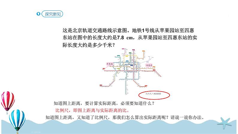 人教版数学六年级下册:4.3.2《比例尺》PPT课件第5页