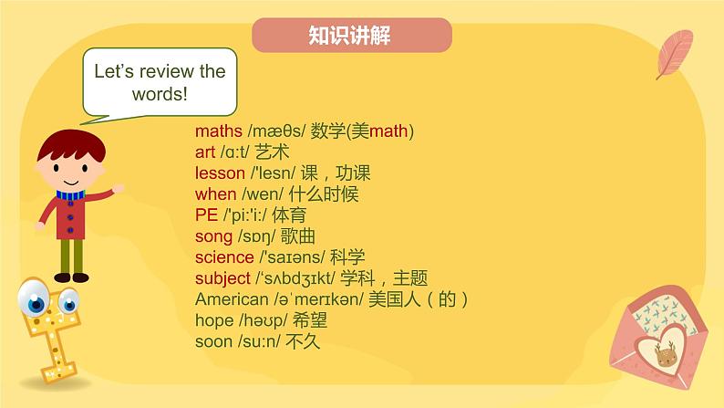 五年级下册英语课件-Lesson 8 What day is it today?Lesson 4 课堂小结第2页