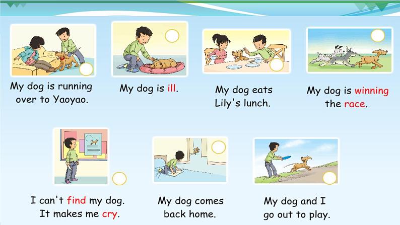 【人教新起点】六年级上册英语(精选)课件(内嵌素材)-Unit 4 Feelings 第一课时 Lesson 1第7页