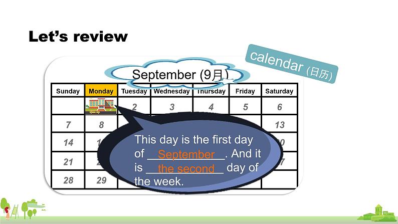 北京版英语三年级上册 UNIT ONE SEPTEMBER 10TH IS TEACHERS' DAY (2) PPT课件04