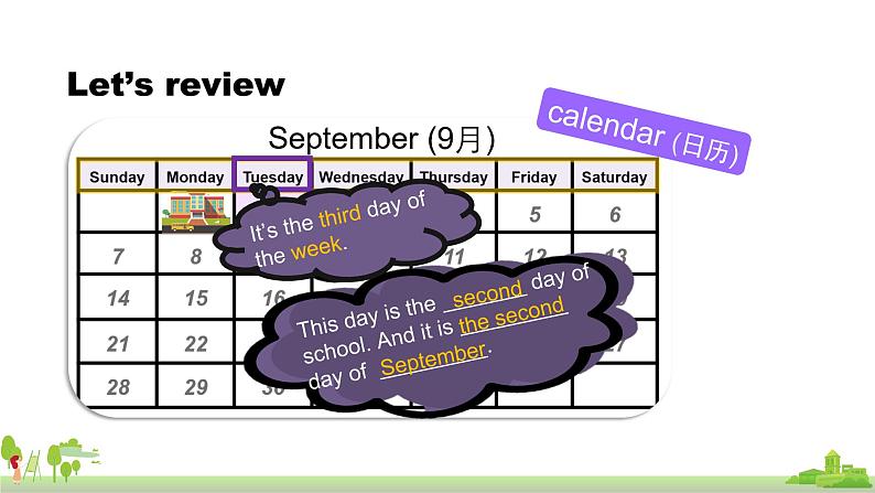 北京版英语三年级上册 UNIT ONE SEPTEMBER 10TH IS TEACHERS' DAY (2) PPT课件05