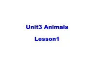 一年级上册英语Unit 3 Animals Lesson 1课件-人教新起点版