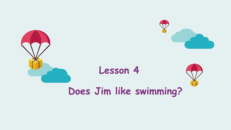 科普版英语五年级上册 Lesson 4 PPT课件01