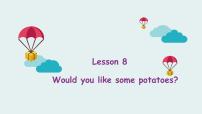 小学英语科普版五年级上册Lesson 8 Would you like some potatoes?课堂教学ppt课件
