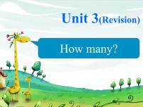 英语Unit 3 How many?复习课件ppt