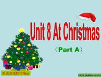 小学英语新版-牛津译林版五年级上册Unit 8 At Christmas背景图ppt课件