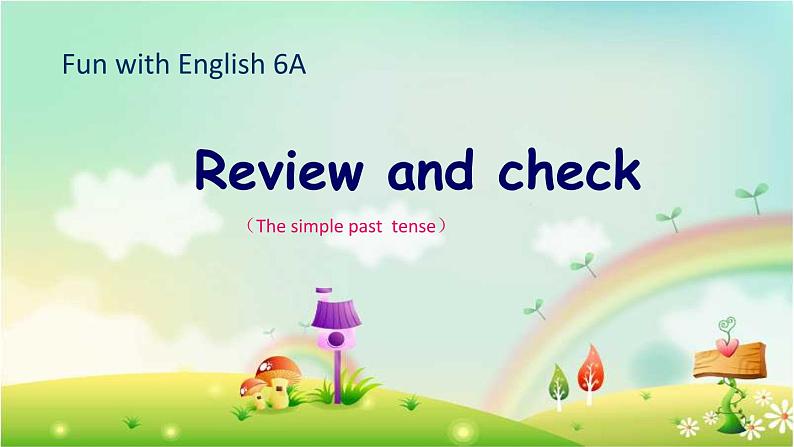 译林版六上英语一般过去时课件PPT第1页