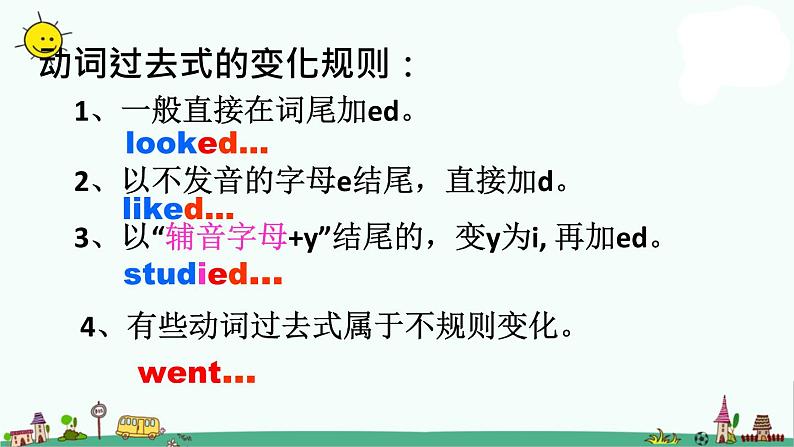 译林版六上英语一般过去时课件PPT第6页