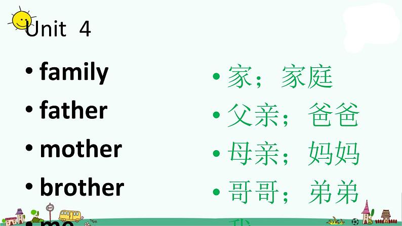 译林版三年级上册英语3A英语单词学习课件PPT第8页