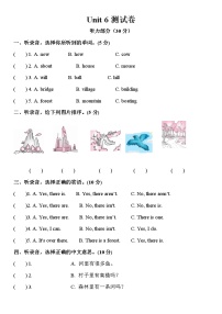 英语五年级上册Unit 6 In a nature park综合与测试精品单元测试练习