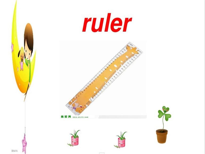 一年級上外研版（一起）一上Module 6《Unit 2 It’s my ruler》ppt課件3第3頁