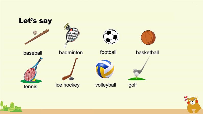 北京版英语五年级上册 UNIT SIX WHAT ARE YOUR FAVOURITE SPORTS?(1)PPT课件02