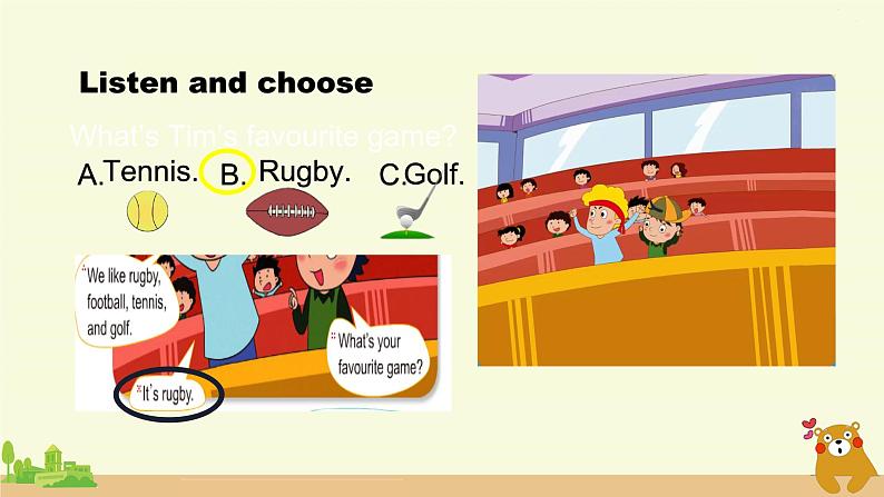 北京版英语五年级上册 UNIT SIX WHAT ARE YOUR FAVOURITE SPORTS?(1)PPT课件08