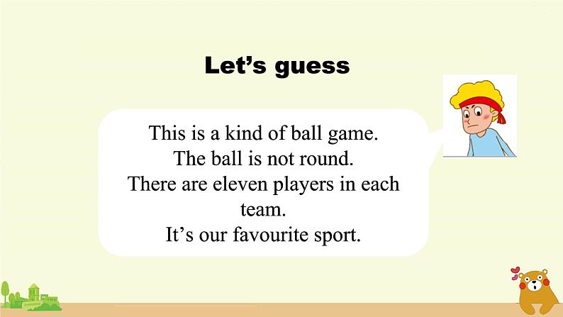 北京版英语五年级上册 UNIT SIX WHAT ARE YOUR FAVOURITE SPORTS?(4)PPT课件第3页