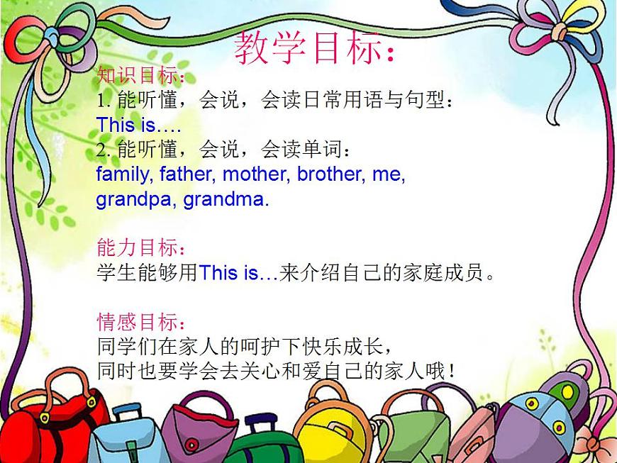 譯林版三年級英語上冊Unit 4 My family(Story time)(32)課件第2頁