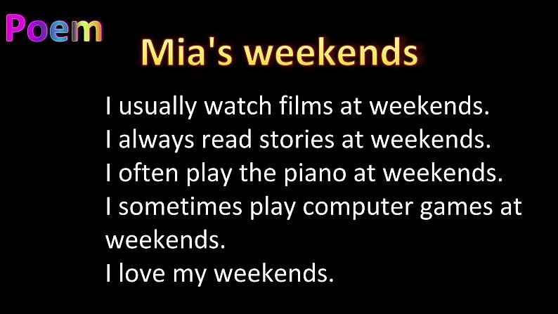 牛津译林版五年级英语上册-Unit 7 At weekends(Story time)(共30张)课件03