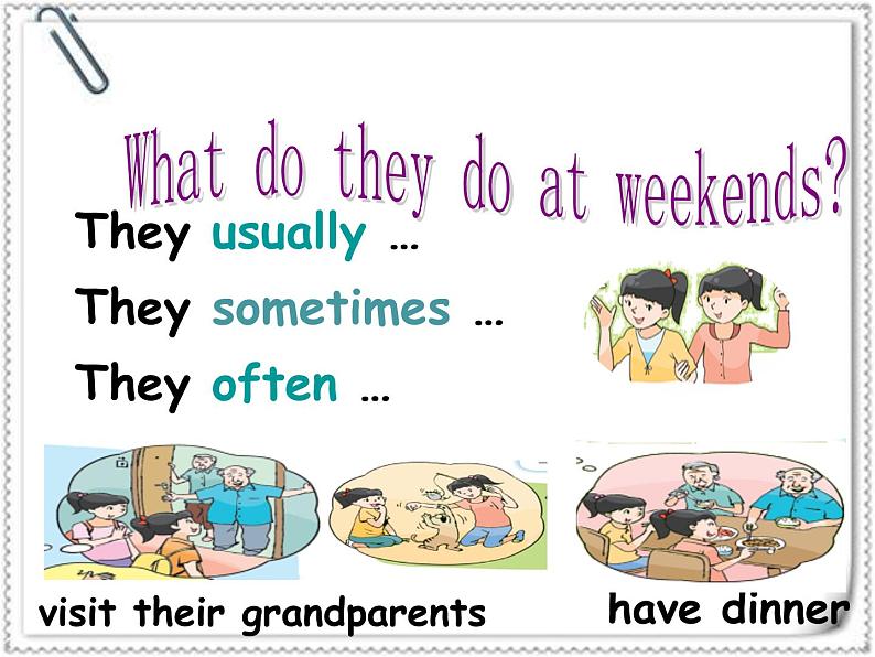 牛津译林版五年级英语上册-Unit 7 At weekends(Grammar-Fun time)(共19张)课件第5页