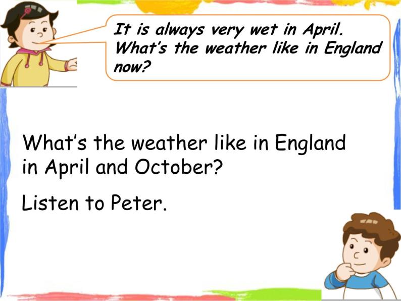 五年级上册英语课件-U11 What’s the weather like today（第2课时）PPT课件08