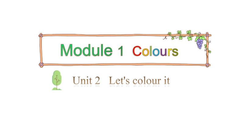 三年级下册英语课件-Module 1 Colours  Unit 2  Let's colour it Period 1-教科版(共20张PPT)01