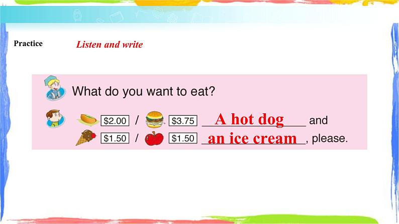 六年级下册英语课件-Module 1 Unit 2 What do you want to eat∣外研社(一起) (共14张PPT)第7页