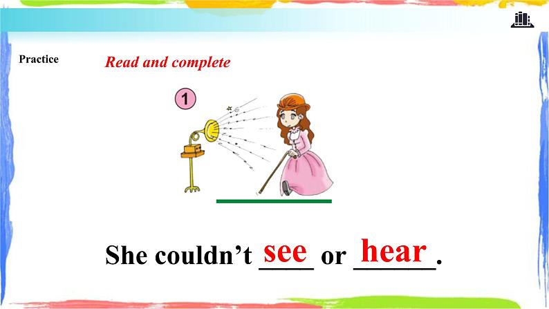 Module 7 Unit 2 She couldn't see or hear 课件07