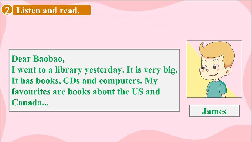 Module 2 Unit 2 I went to a library yesterday 課件第7頁