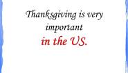外研版 (一年级起点)六年级上册Unit 1 Thanksgiving is very important in the US.图文课件ppt