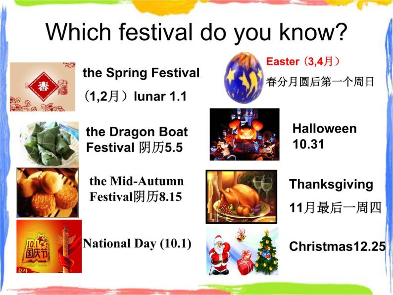Module 4 Unit 1 Thanksgiving is very important  in the US 课件03