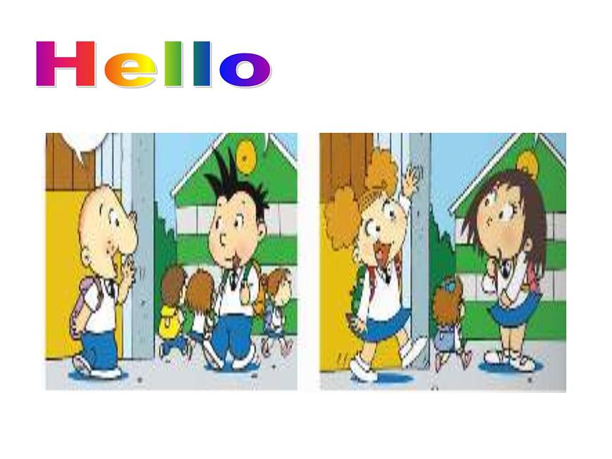 外研版（一起）小學(xué)英語(yǔ)一年級(jí)上冊(cè)Module 1《Unit 1 Hello》課件1第6頁(yè)