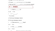 英语Unit 2 What does he do in summer?综合训练题