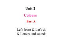小学英语人教版 (PEP)三年级上册Unit 2  Colours Part A图片课件ppt
